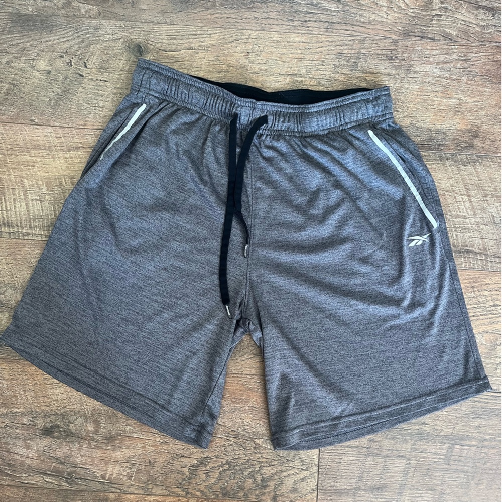 Reebok Gray Athletic Shorts Speedwick